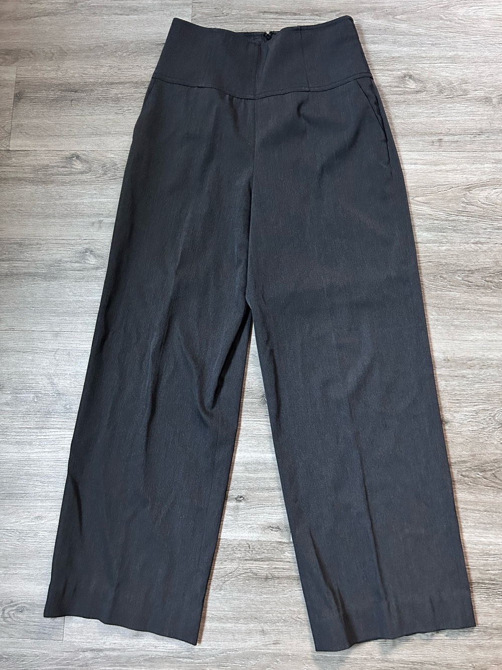 Office Siren High-Waist Wool Blend Linda Allard Ellen Tracy Work Pants Size 8